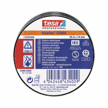 F3013T60524-25 IZOLIR TRAKA 1500 CRNA 25 m x 19 mm art. 53988-00002-00 Tesa