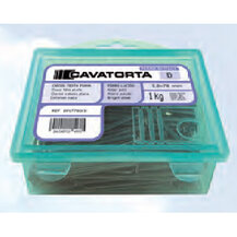 F3010BP14401KB ČAVLI od željeza u kutiji od 1 KG ravna glava 2,2 x 40 pričvršćivanje drva art. BP14401KB Cavatorta