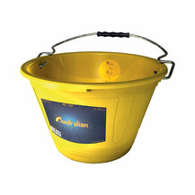 F30150001 ŽUTA PVC kanta s personaliziranom sigurnosnom ručkom MECSTORE art. SSG-36 Australian