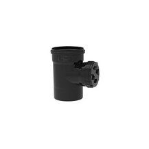 F305818210P8 PHONOBLACK art. 18210P8 RAČVA s ČEPOM/inspekcijska cijev 90° Ø 100 – M/Ž ZVUČNO IZOLIRANA za umetanje 1 pakiranj...