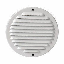 F3082GABTU160R VENTILACIJSKA REŠETKA od ALUMINIJA BIJELA OKRUGLA Ø 175 c/opruga s mrežom art. GABTU160R Edil Plast