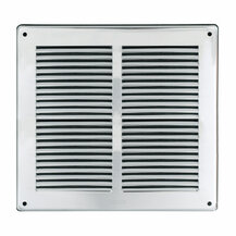 F3082GIN24R VENTILACIJSKA REŠETKA ČETVRTASTA od INOXA 240 x 240 s mrežom za pričvršćivanje tiplom art. GIN24R Edil plast