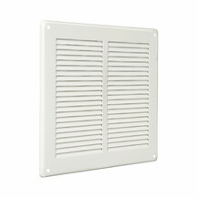 F3082GL24RB VENTILACIJSKA REŠETKA ČETVRTASTA od LIMA BIJELA 240 x 240 s mrežom za pričvršćivanje tiplom art. GL24RB Edil plast