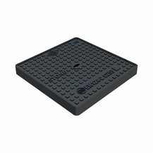 F31860016 POKLOPAC od LIJEVANOG ŽELJEZA klasa C250 serija STONE mjere vanjske 480 x 480 mm otvor bez okvira 404 x 404 mm visine 4...