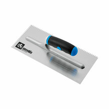 F36040091 Art. 042182 GLETER NAZUBLJENI od čelika 3 x 3 DX PVC drška mjere 280 x 120 Ausonia