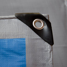 F36470033 CERADA S UŠICAMA SIVA/PLAVA 250 g/m2 mjere 5 x 8 m art. 76/32 Biacchi