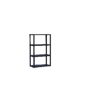 F3766001 STALAK s 4 police mod. TEMPO PLAST T60/4 dimenzija 60 x 30 x 133 visine CRNI art. T60/4 ARTPLAST