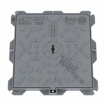 F38050003 MCP POKLOPAC od LIJEVANOG ŽELJEZA klasa C250 serija LEO mjere vanjske 500 x 500 mm otvor bez okvira 400 x 400 mm visine...