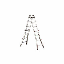 F3106SSCAL012 Aluminijske ljestve SCALISSIMA od 12 + 12 stepenica (3,10 nogar 6,35 zid) art. SSCAL012R Svelt