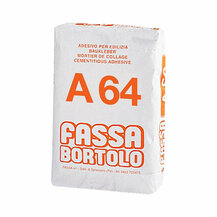 E2002F02170 FASSA A 64 SMJESA ZA RAVNANJE na bazi vapna i cementa bijela debljine 2-5 mm vreća od 25 kg paleta = 48 vreća art. F02...