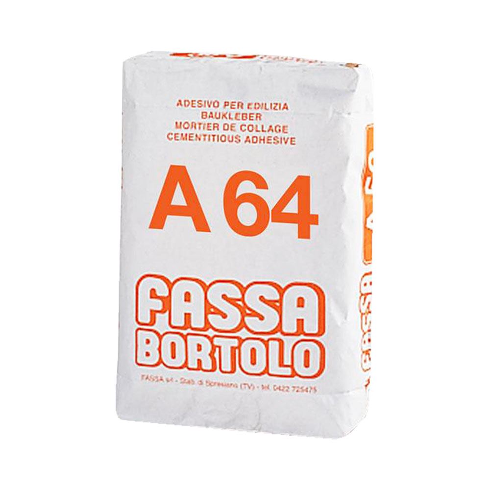 E2002F02170 FASSA A 64 SMJESA ZA RAVNANJE na bazi vapna i cementa bijela debljine 2-5 mm vreća od 25 kg paleta = 48 vreća art. F02...