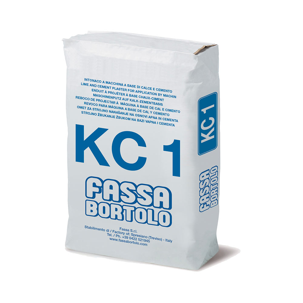 E2002SA1402 Temeljna ŽBUKA KC 1 na bazi morta i cementa za unutarnju i vanjsku primjenu vreća od 25 kg art. 1402 Fassa