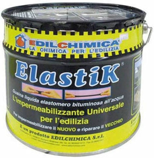 E37680005 ELASTIK od 20 KG hidroizolacijska membrana na bazi VODE art. 13220 Edilchimica