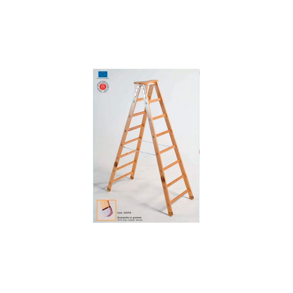 E390852306 IPPIS LJESTVE TREVIGIANA 6 stepenica uključena platforma visine 1,40 m nosivost 150 kg Art. 52306 Ippis