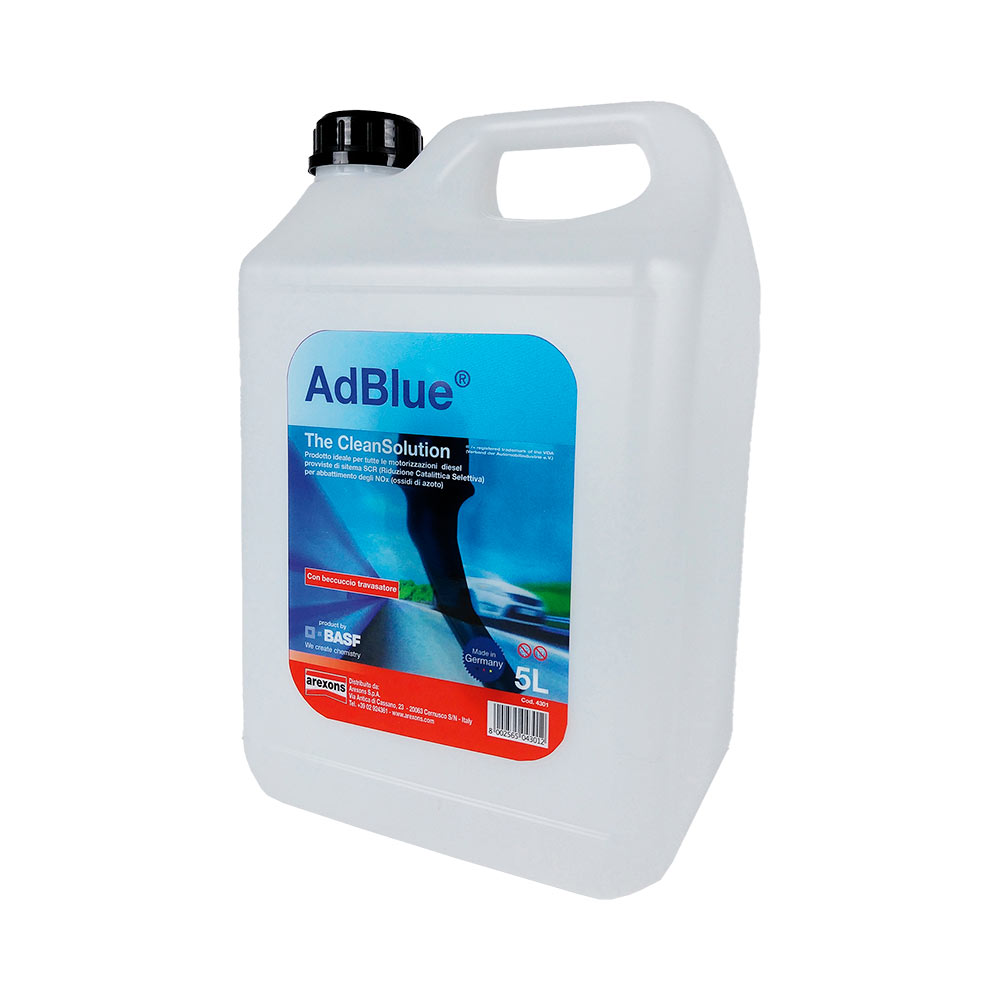 F3003A4301 ADITIV AD BLUE za auto DIESEL od 5 l s izljevnikom art. 4301 Arexons