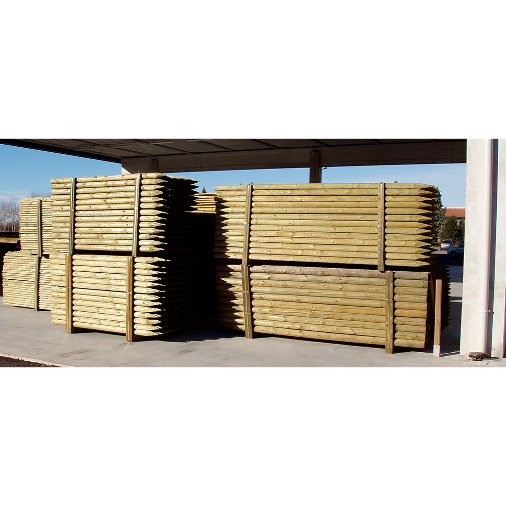 F3019C010 STUP OD BOROVINE tokareni s vrhom 6 x 250