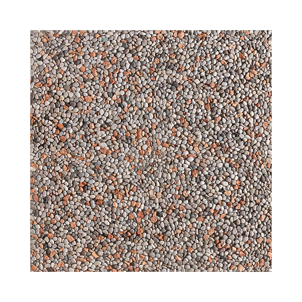 F3019E800 MIJEŠANA CRVENA PLOČA od opranog finog ŠLJUNKA 50 x 50 paleta = 15 m2 Art. 0017A Edil79