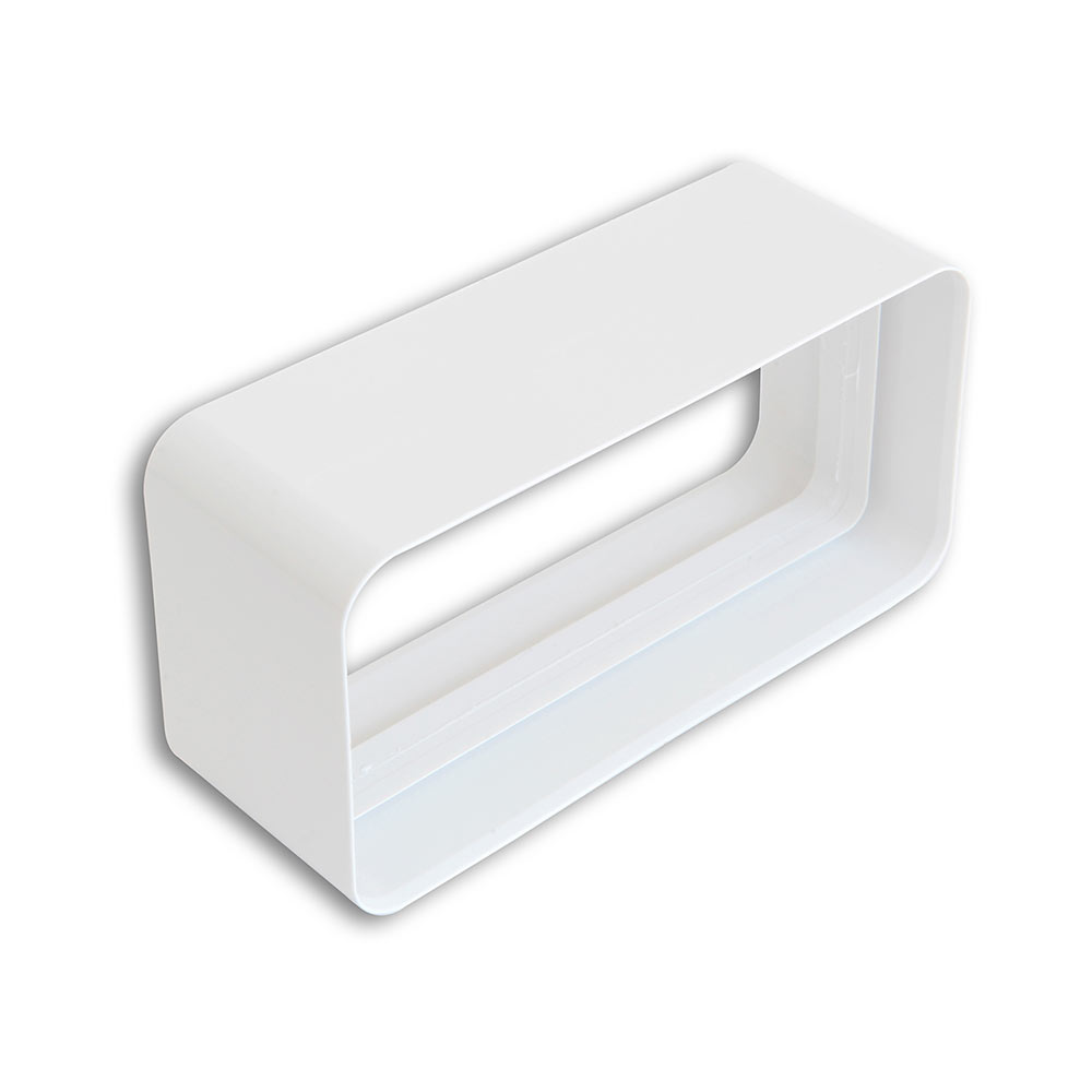 F3028CG126B Art. CG126B SPOJKA za cijev za KUHINJSKU NAPU kanalizirana 120 x 60 mm BIJELA Edil PLast