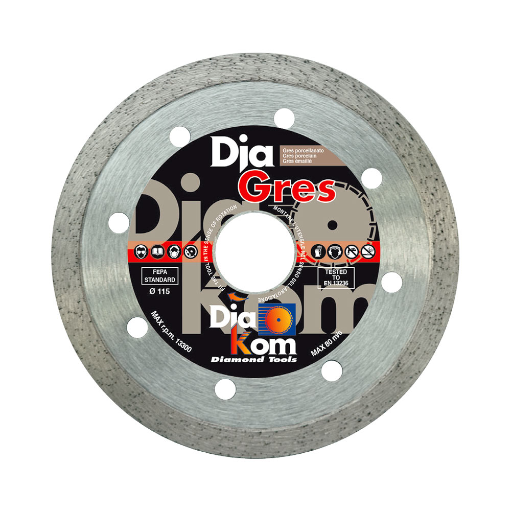 F30360040 Art. 11315B DIJAMANTNI brus PROFY RAVNA KRUNA 115 x 22,2 debljine 2 mm za PORCULANSKI GRES/GRANIT za BRUSILICU Diakom