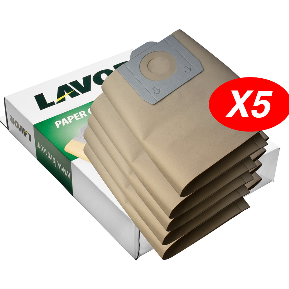 F3037L52120008 Komplet 5 papirnatih vrećica za usisavač Venti art. 5.212.0016 Lavorwash