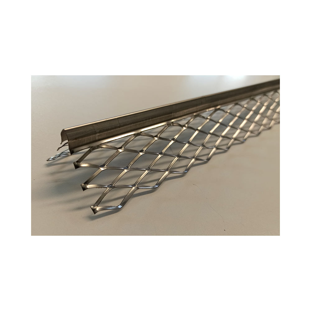 F30432005I INOX Kutni profil prošireni za ŽBUKU od 300 cm 1 paket = 90 ml art. 2005I Edilferro