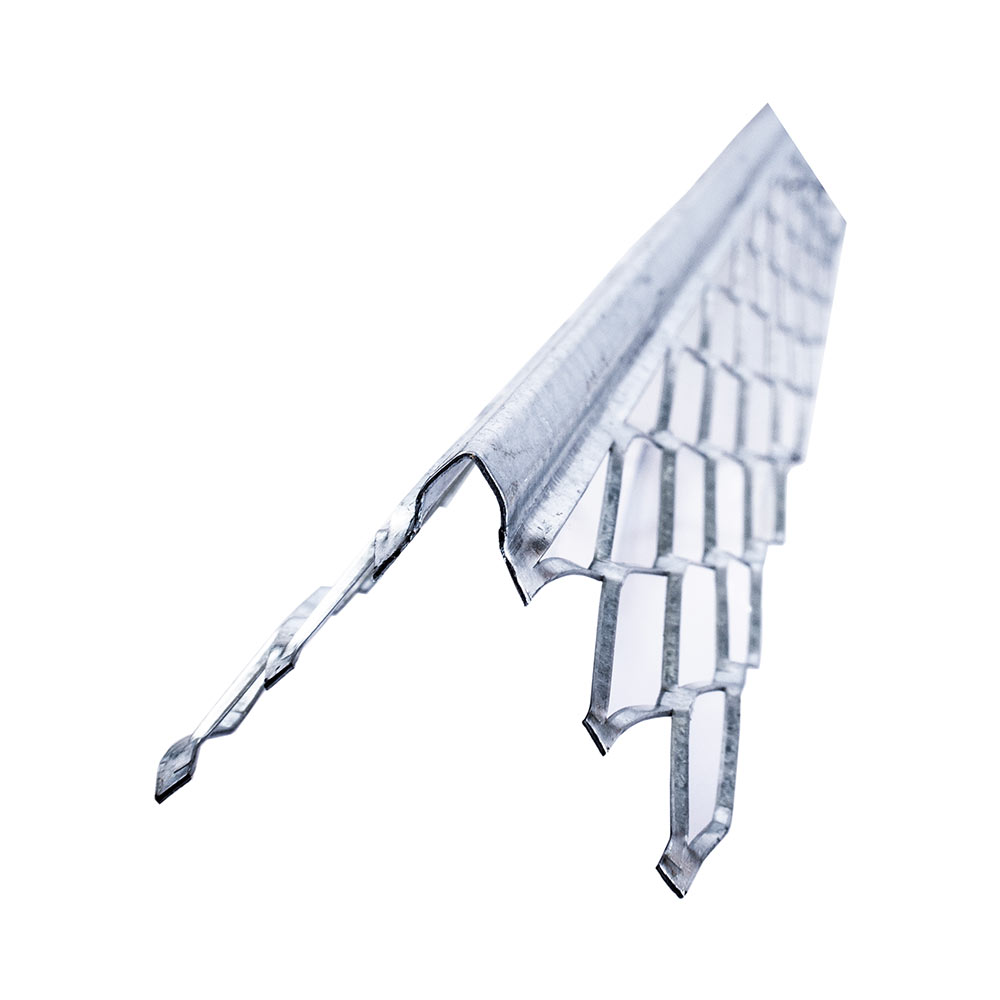 F3043280.3 Kutni profil POCINČANI prošireni za ŽBUKU od 280 cm 1 paket = 84 m art. 2001.280 Edilferro