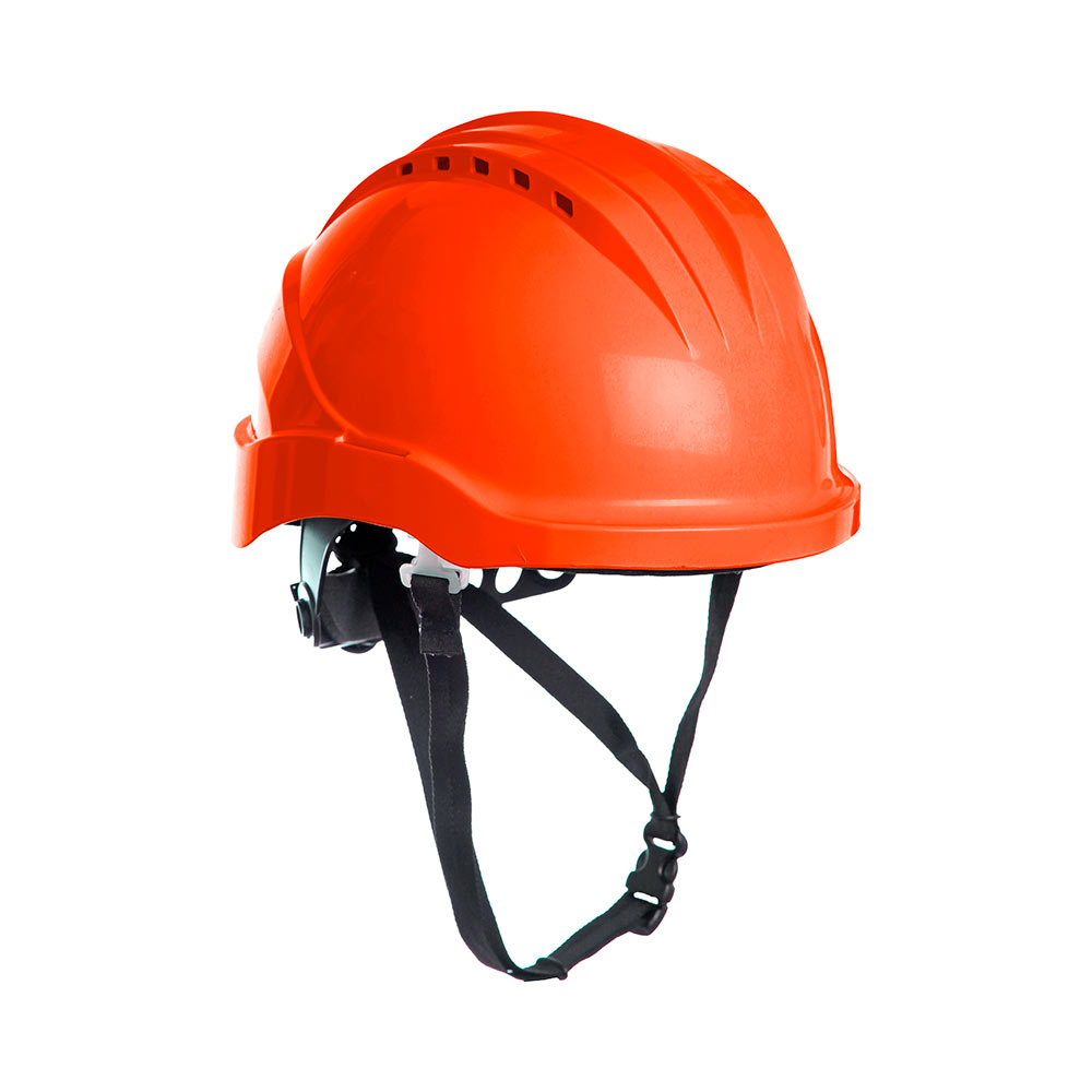 F304645310 Art. 45310 CURRO KACIGA ZA GRADILIŠTE NARANČASTA od ABS-a prozračna EN 397:2012+A1:2012, EN 50365:2002 Cenigomma