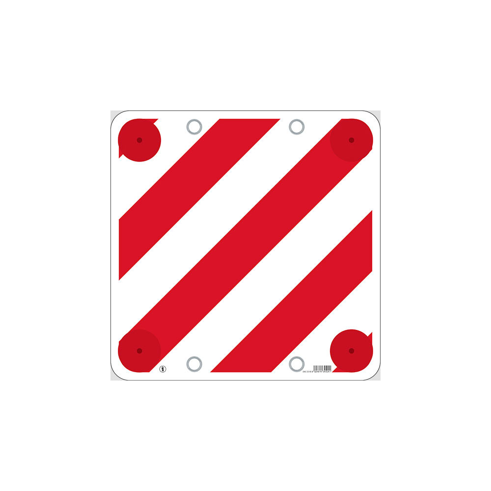 F305216302720 Znak od TVRDOG KARTONA za STRŠEĆI TERET 500 x 500 mm HOMOLOGIRAN S OČICAMA art. 05600090POB0500x0500 Pubblicentro