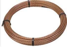 F3053CORD-CU-35 BAKRENA žica GOLA 7 žica 35 mm2 rola od 100 m za uzemljenje Sonepar