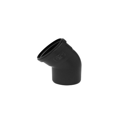 F305807005P8 PHONOBLACK art. 07005P8 KOLJENO 45  Ø 50 – M/Ž ZVUČNO IZOLIRANO za umetanje 1 pakiranje = 20 kom Redi