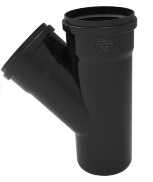 F305808009P8 PHONOBLACK art. 08809P8 RAČVA 45° Ø 90 – M/Ž ZVUČNO IZOLIRANA za umetanje 1 pakiranje = 6 kom Redi