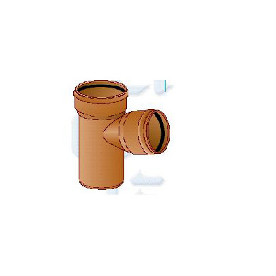 F3058Z21110 PVC račva za kanalizaciju 90° Ø 110 1 paleta = 120 kom