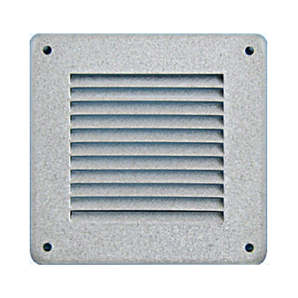 F3082GZK10R VENTILACIJSKA REŠETKA ČETVRTASTA od ALUCINKA 140 x 140 s mrežom za pričvršćivanje tiplom art. GZK10R Edil plast