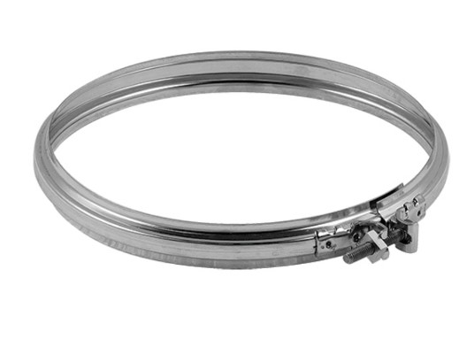 F309945020080 INOX OBUJMICA za pričvršćivanje Ø 80 za dimovodnu cijev od nehrđajućeg čelika s jednom stijenkom art. 4502 Fibrot...