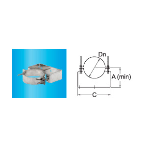 F309945330100 PODESIVI NOSAČ OD NEHRĐAJUĆEG ČELIKA Ø 100 za zid za dimovodnu cijev od nehrđajućeg čelika s jednom stijenkom ar...