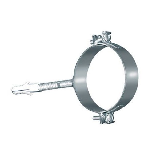 F309949530140 OBUJMICA Ø 140 pričvršćivanje s tiplom za dimovodnu cijev od nehrđajućeg čelika s jednom stijenkom art. 4593 Fibr...