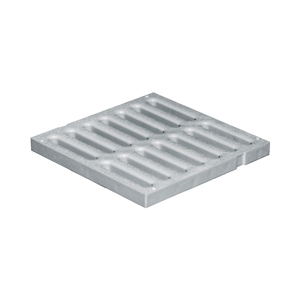 F3118101 PVC REŠETKA lagana 200 x 200 siva za okno za vodu art. SGNP20G First Plast