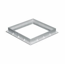 F3118135 PVC OKVIR 550 x 550 SIVI za okno za vodu art. 6TEL55 First Plast/Pes