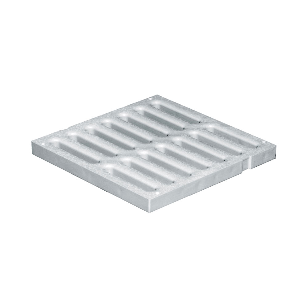 F3118159 PVC REŠETKA lagana 250 x 250 siva za okno za vodu art. SGNP25G First Plast