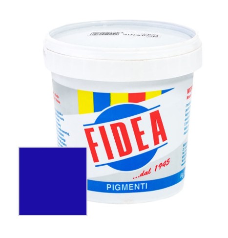 F3120241112 OKSID ULTRAMARIN PLAVA ZA BOJANJE BETONA, MORTA ILI VAPNA PAKIRANJE OD 0,5 KG Fidea