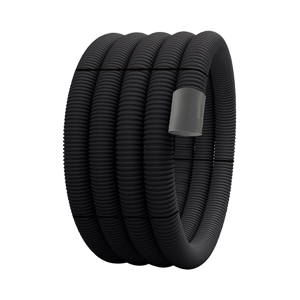 F3143290 NABORANA cijev od POLIETILENA dvije stjenke Ø 63 rola od 25 ml boja crna Polieco