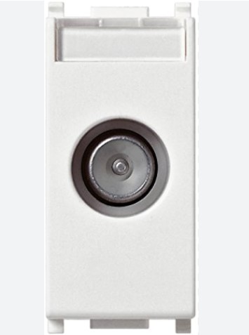 F316514300.01 Koaksijalna UTIČNICA za TV serija PLANA-VIMAR 5-2400 mHz MUŠKI izlaz za električne sustave Art. 14300.01 Sonepar