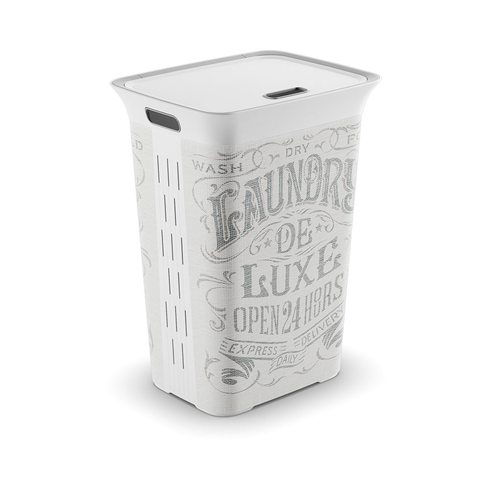 F3189106 KOŠARA za rublje CHIC LAUNDRY BAG/STYLE CLASSIC od plastike za kupaonicu 35 x 44 x 61 cm kapacitet 50 l art. 6710000176...