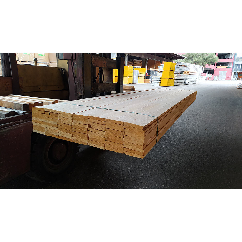 F3190400 DASKA OKRAJČENA suha neobrađeno drvo jele debljine 25 x 150 x 4000 m (paket od 1,05 m3 = 70 kom) Art. 52511 Damiani Le...