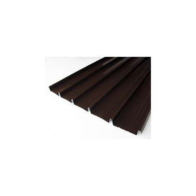 F32000060 LIMENA TRAPEZNA PLOČA TAMNO SMEĐA ral. 8017 300 x 96 cm za krov s ANTIKONDENZACIJSKIM FILCEM/PROTIV BUKE Art. ALG960 A...