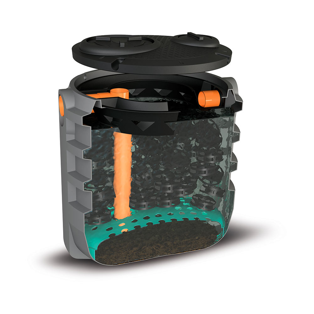 F34000070 FILTAR 1200 l PROCJEDNI ANAEROBNI glatki Art. FPNC-1200-T3 Starplast