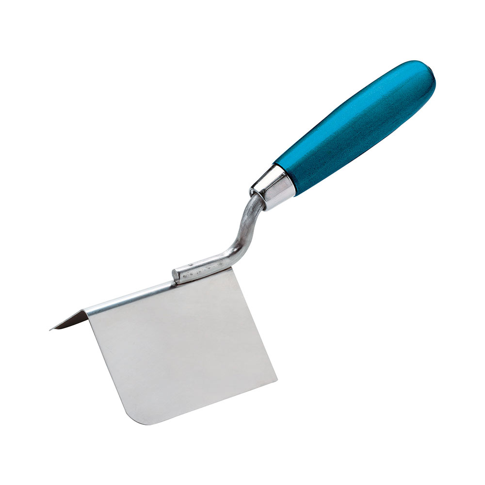 F36040250 Art. 41036 LOPATICA za VANJSKE KUTOVE od nehrđajućeg čelika drvena drška za završnu obradu i zaglađivanje mjere 11...