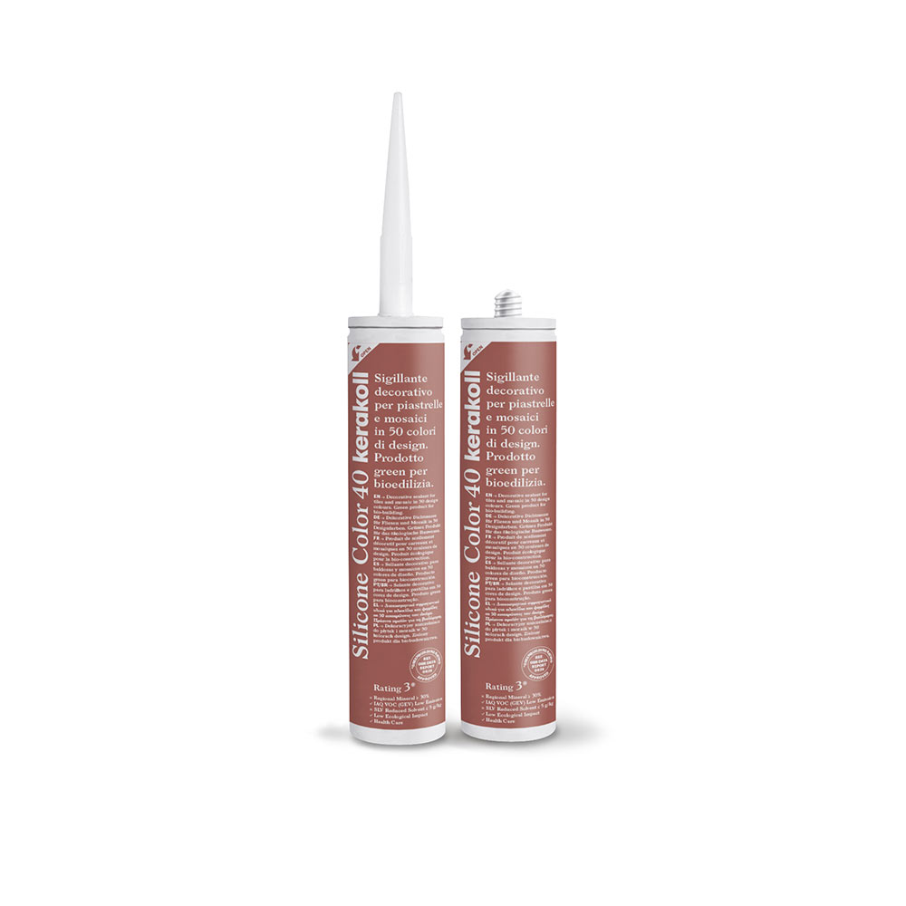 F3605SIL40 SILIKON COLOR boja 40 patrona od 310 ml 1 pakiranje = 6 kom art. 50276 Kerakoll