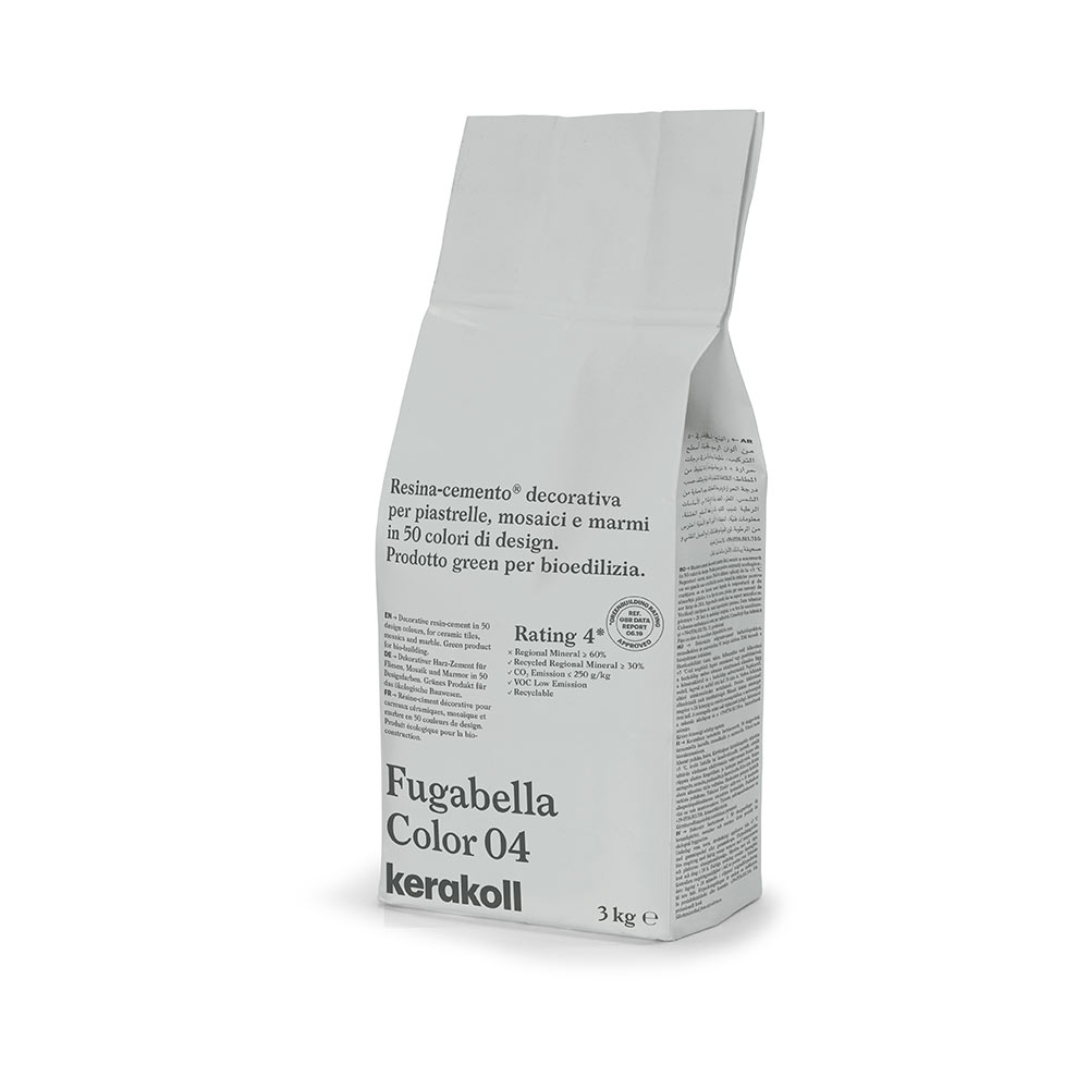 F3605ST04 SMJESA ZA ZAGLAĐIVANJE FUGABELLA COLOR boja 04 vreća od 3 kg 1 pakiranje = 24 kg art. 15534 Kerakoll