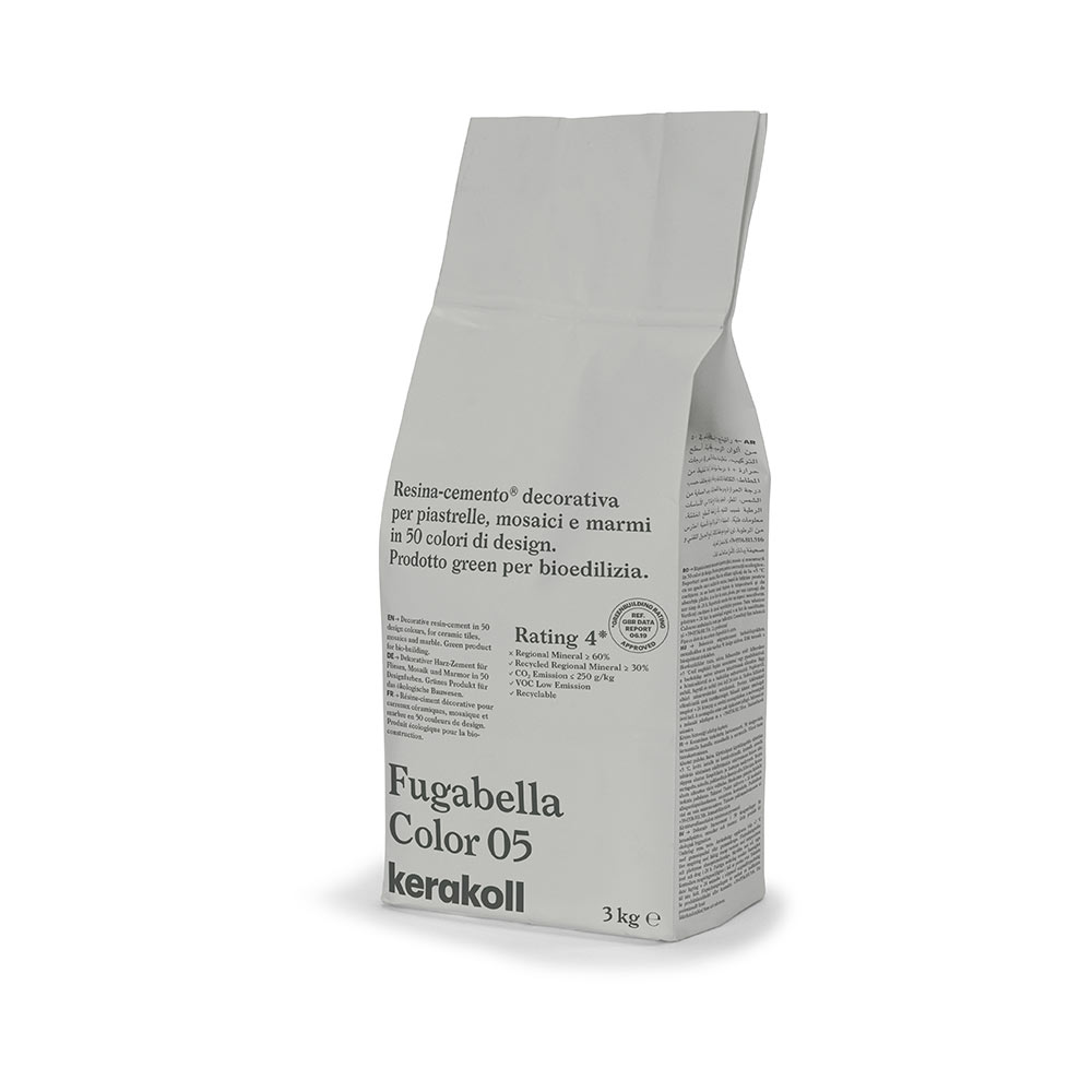 F3605ST05 SMJESA ZA ZAGLAĐIVANJE FUGABELLA COLOR boja 05 vreća od 3 kg 1 pakiranje = 24 kg art. 15536 Kerakoll